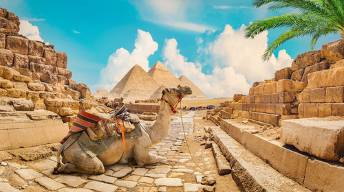 أهرامات الجيزة وتمثال أبو الهول